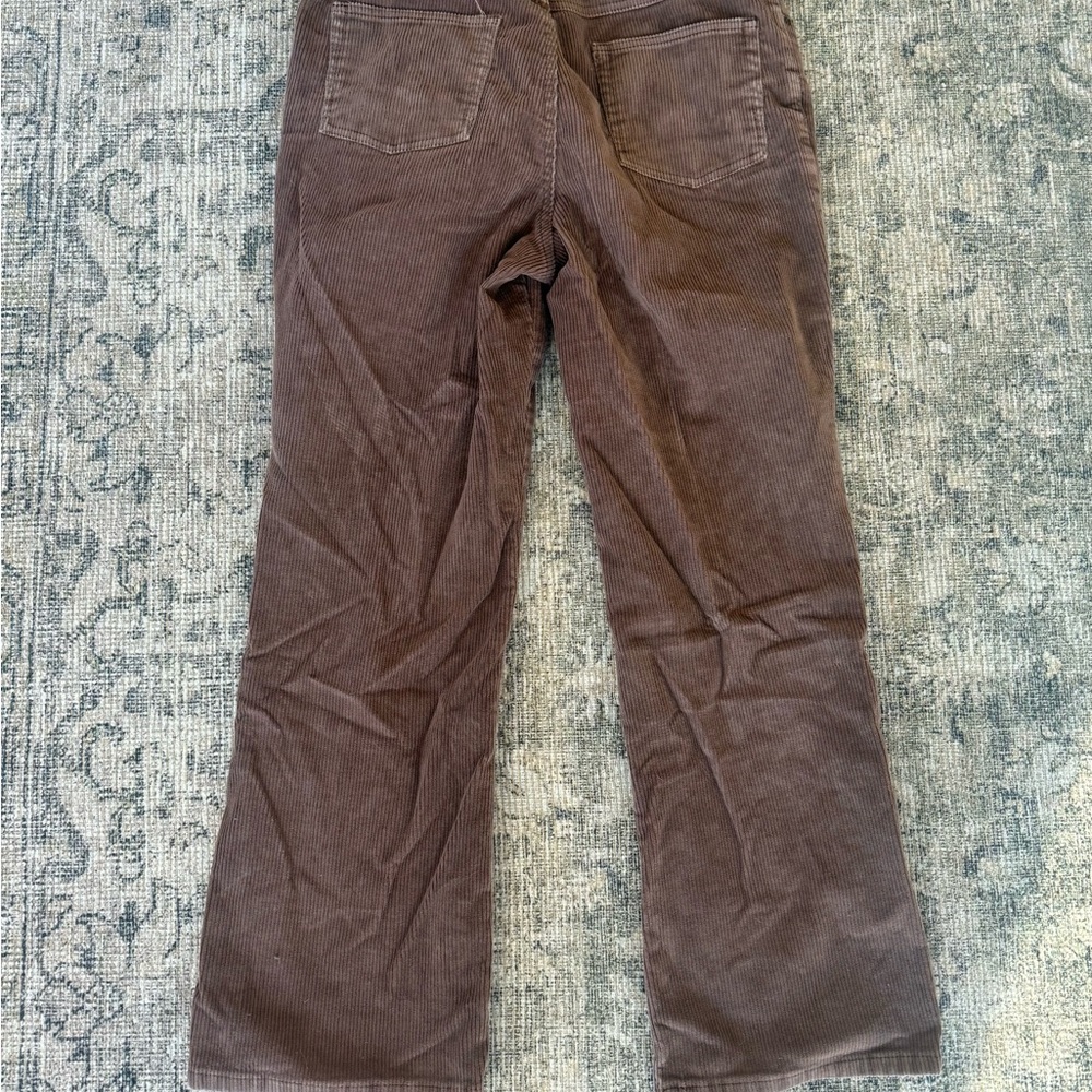 Vintage 90's Y2K Brown Corduroy Trousers By Newport News Relaxed Fit Basics - Picture 3 of 8
